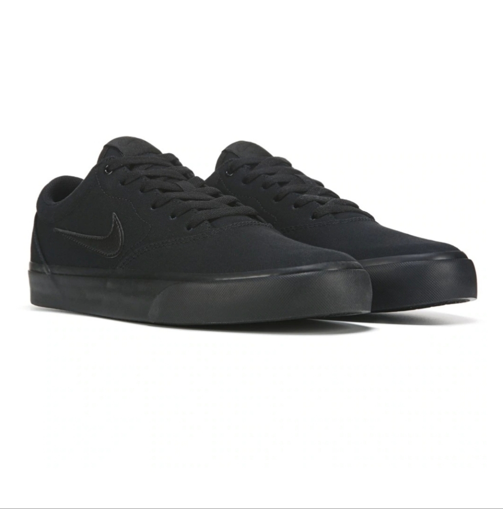 Nike SB Charge Black Canvas Skate Shoe